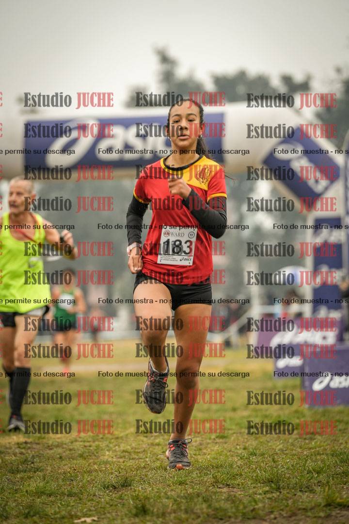 Fotos de la llegada del cross de 1500 m