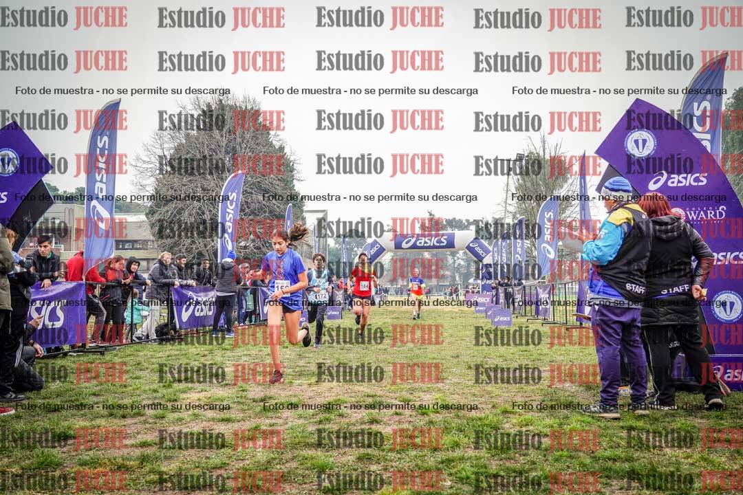 Fotos de la llegada del cross de 1500 m