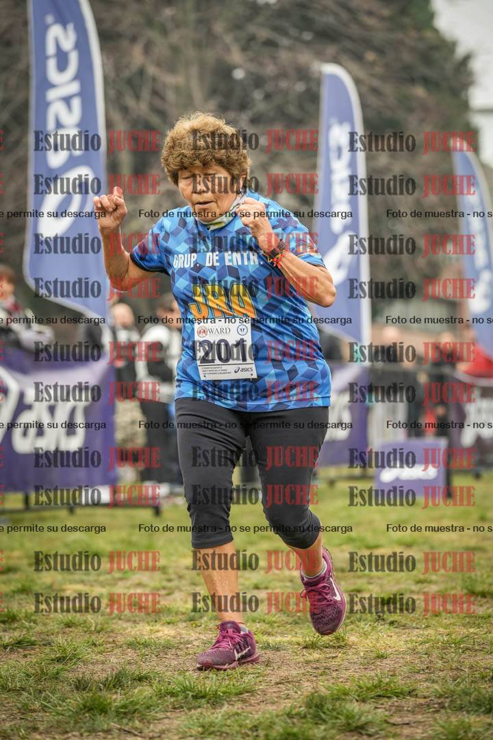 Fotos de la llegada del cross de 1500 m