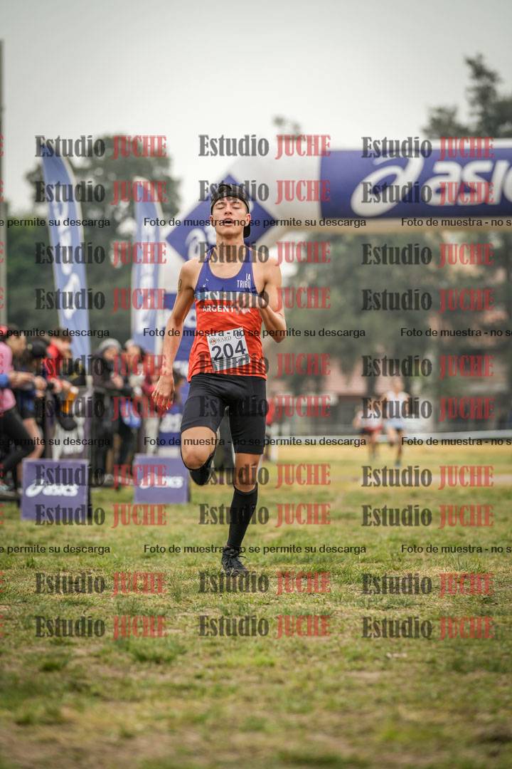 Fotos de la llegada del cross de 3000 m