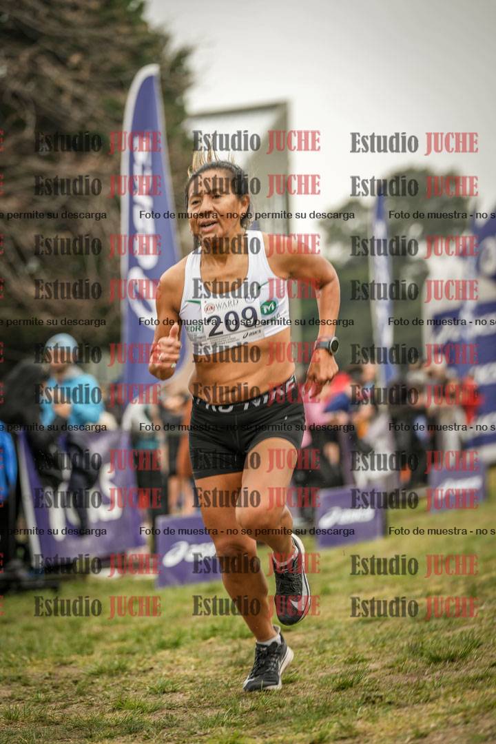 Fotos de la llegada del cross de 3000 m