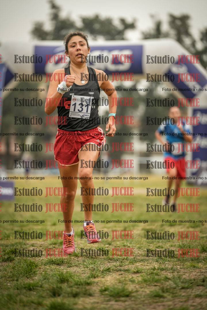 Fotos de la llegada del cross de 6000 m - running teams mujeres y varones