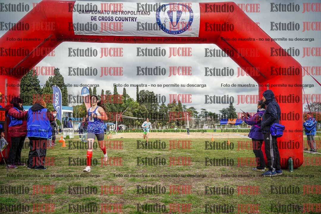 Fotos de la llegada del cross de 1500 m