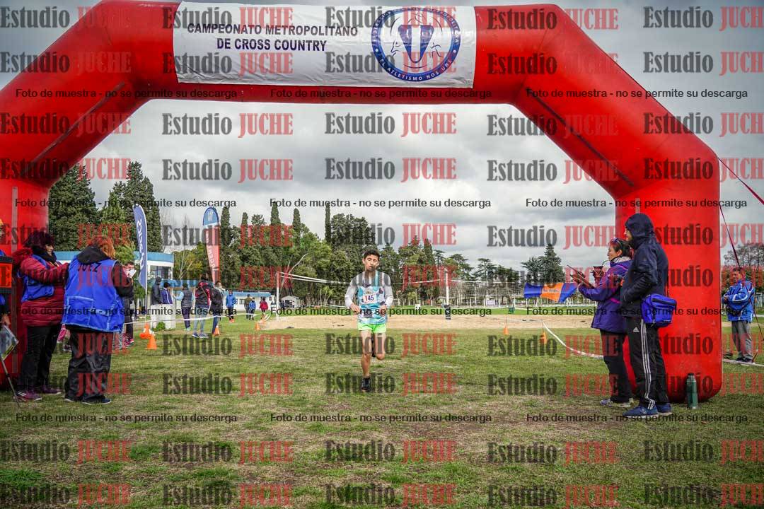 Fotos de la llegada del cross de 1500 m