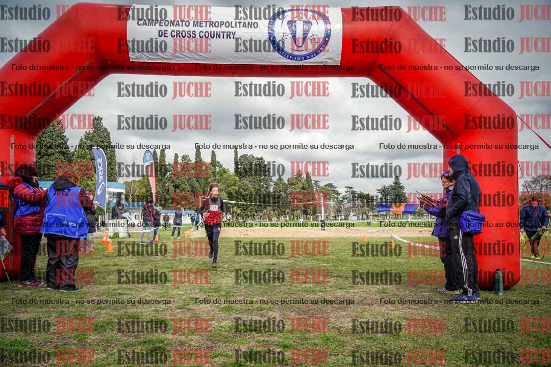 Fotos de la llegada del cross de 1500 m