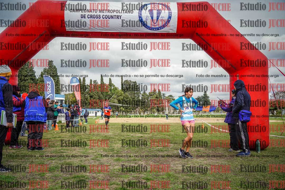 Fotos de la llegada del cross de 1500 m