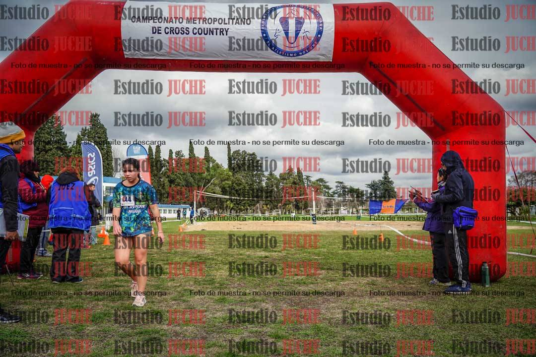 Fotos de la llegada del cross de 1500 m