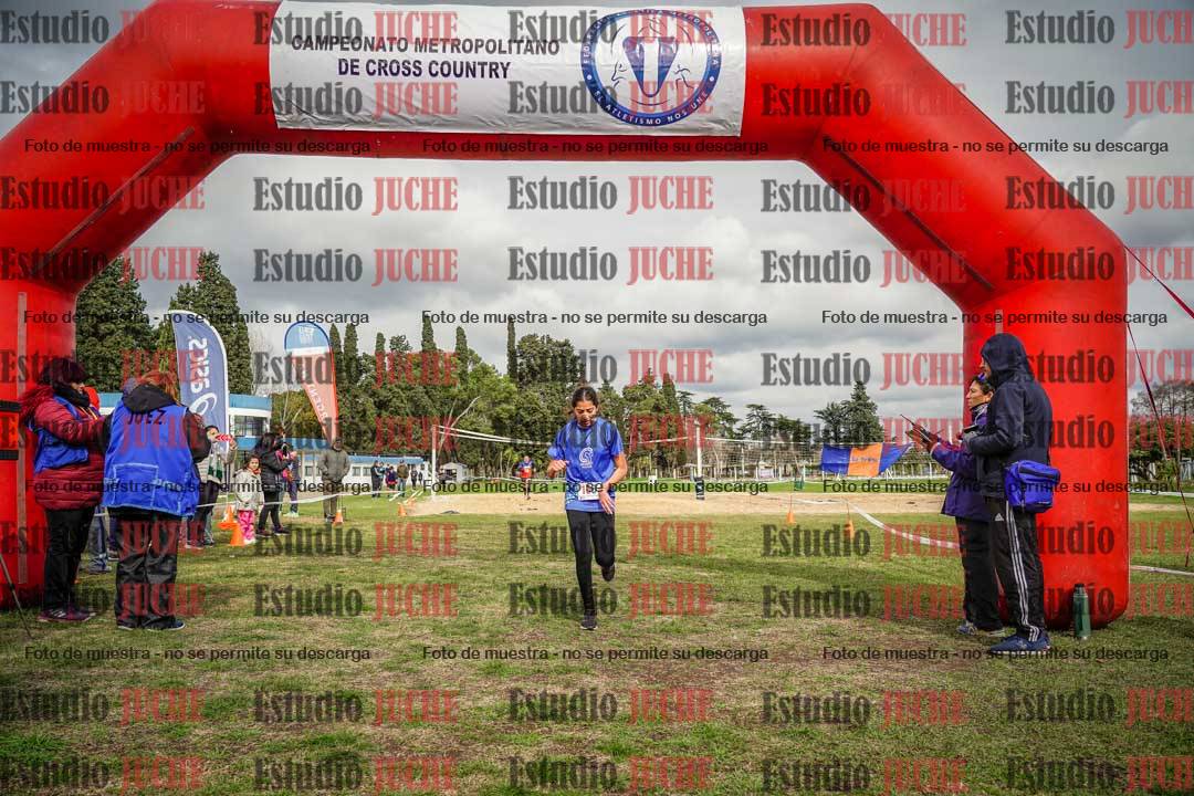 Fotos de la llegada del cross de 1500 m