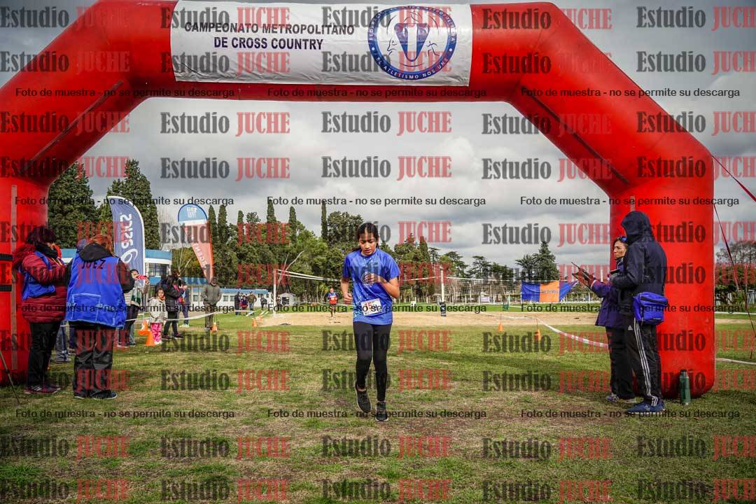 Fotos de la llegada del cross de 1500 m