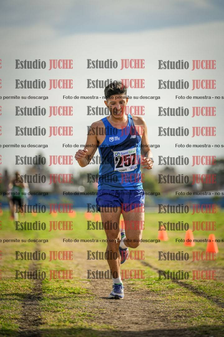 Fotos de la llegada del cross de 4000 m - varones