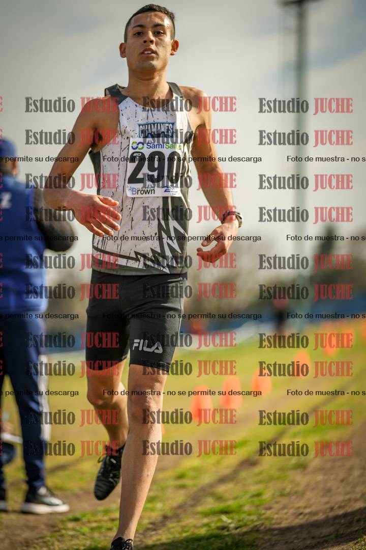 Fotos de la llegada del cross de 4000 m - varones