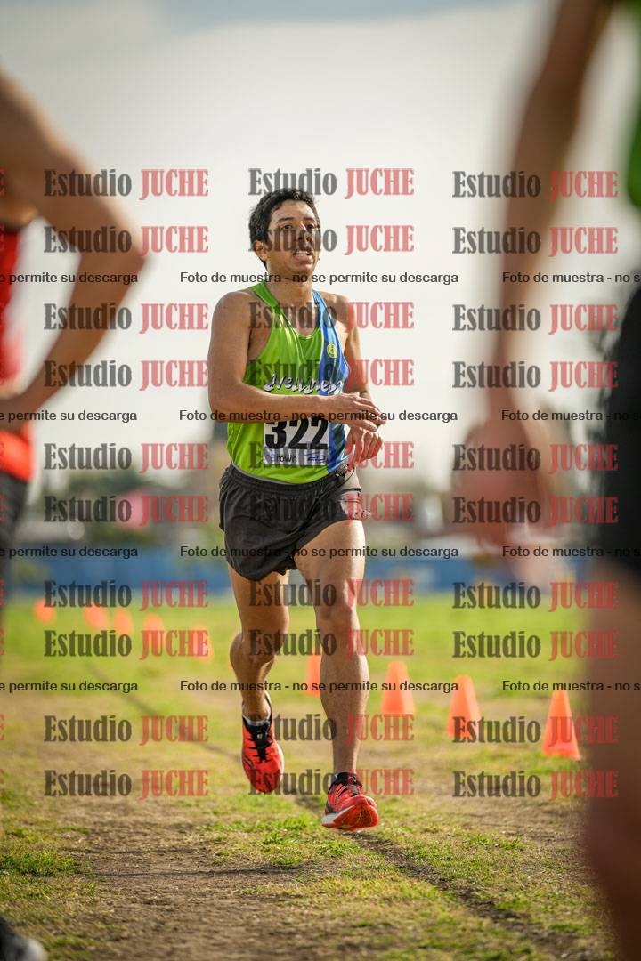 Fotos de la llegada del cross de 4000 m - varones