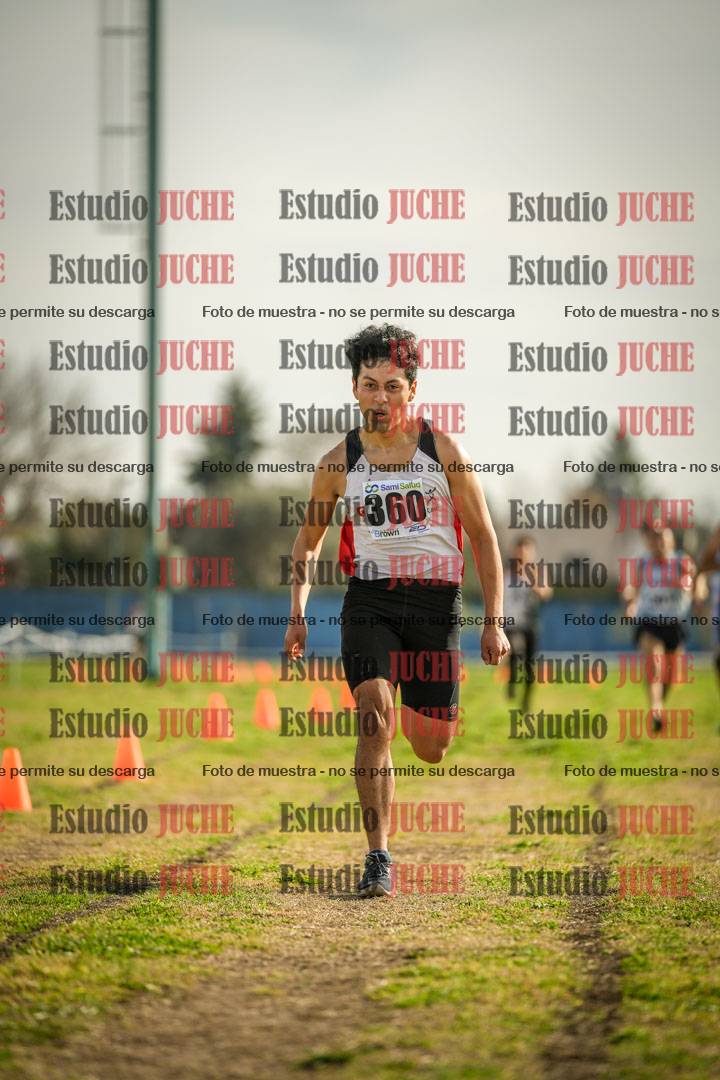 Fotos de la llegada del cross de 4000 m - varones