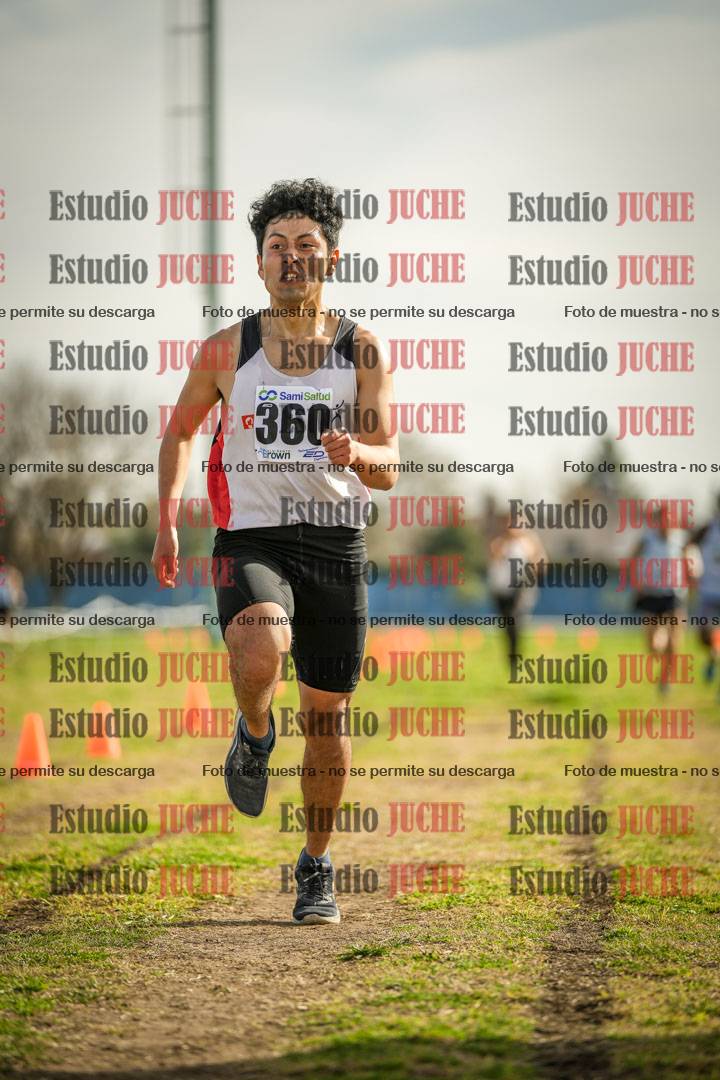 Fotos de la llegada del cross de 4000 m - varones