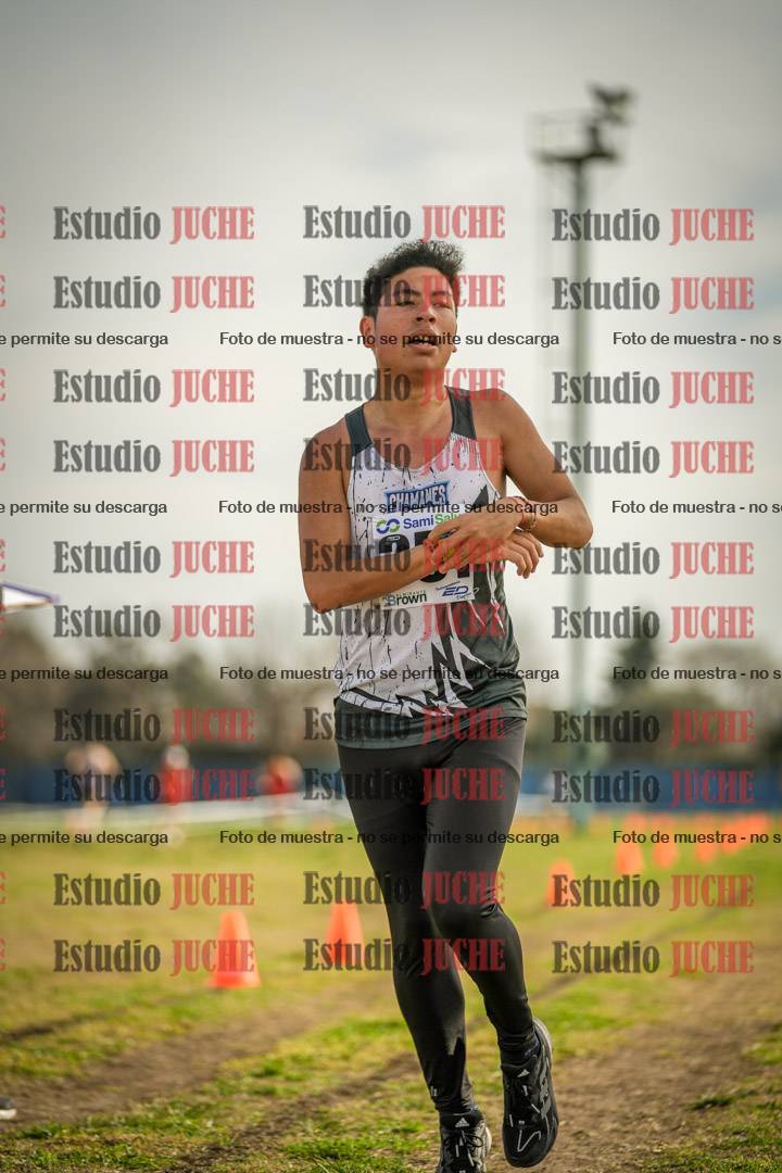 Fotos de la llegada del cross de 4000 m - varones