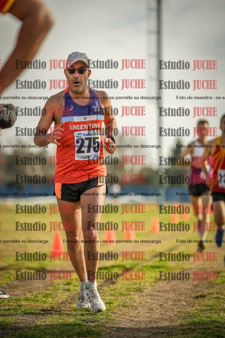Fotos de la llegada del cross de 4000 m - varones
