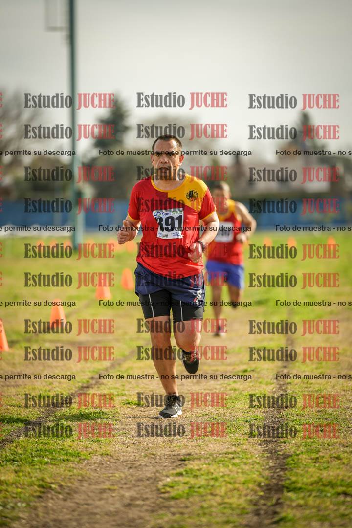 Fotos de la llegada del cross de 4000 m - varones
