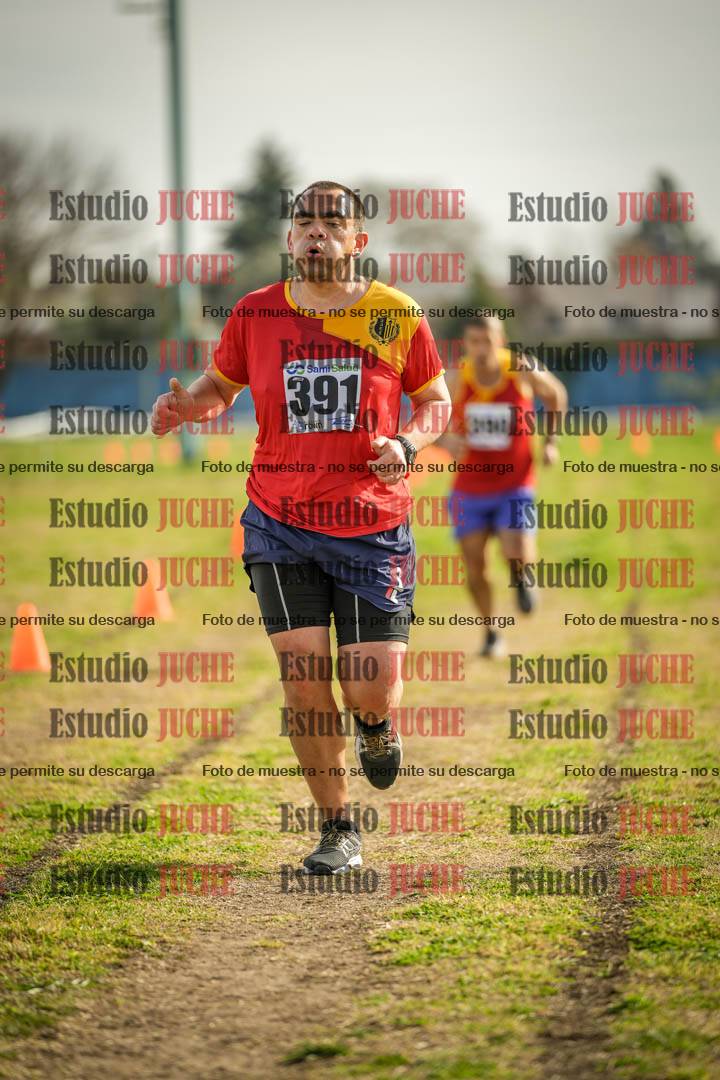 Fotos de la llegada del cross de 4000 m - varones