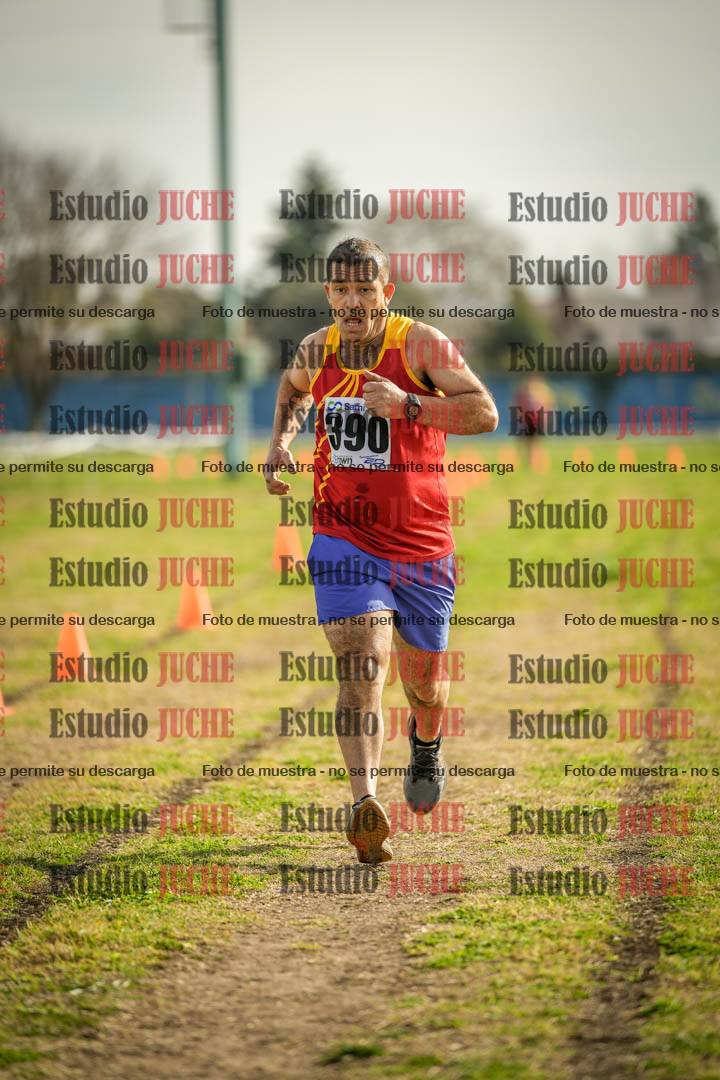 Fotos de la llegada del cross de 4000 m - varones