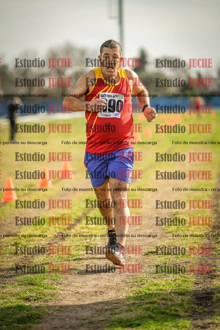 Fotos de la llegada del cross de 4000 m - varones