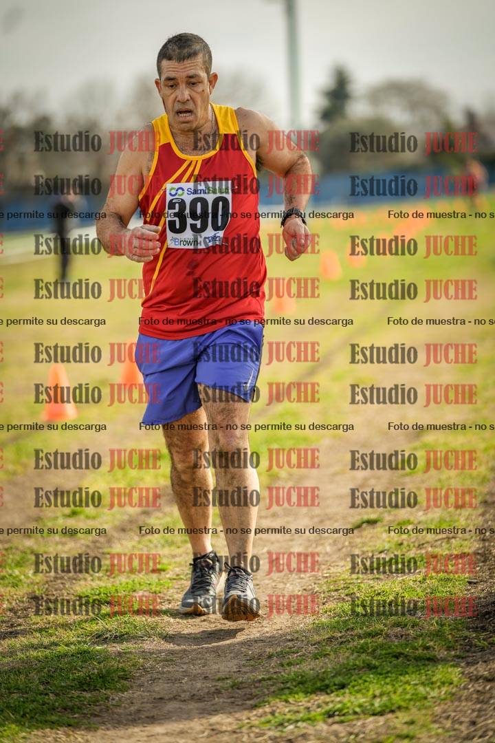 Fotos de la llegada del cross de 4000 m - varones