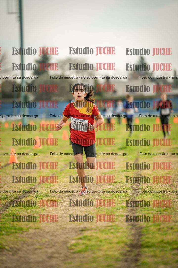 Fotos de la llegada del cross de 1000 m