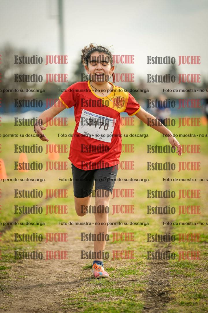 Fotos de la llegada del cross de 1000 m