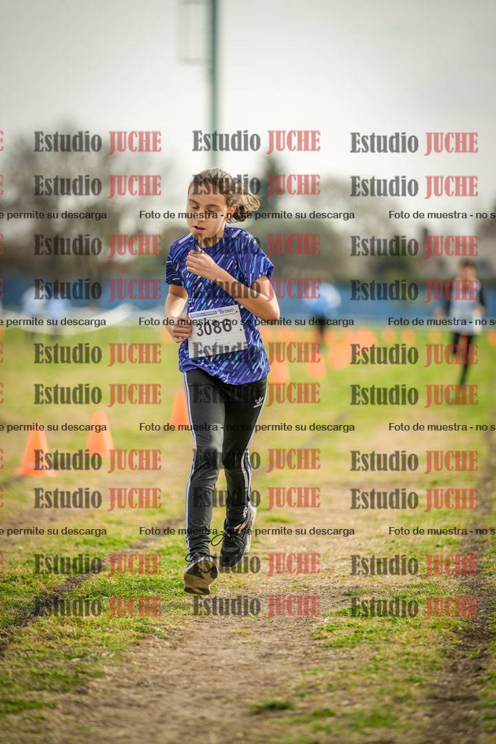 Fotos de la llegada del cross de 1000 m