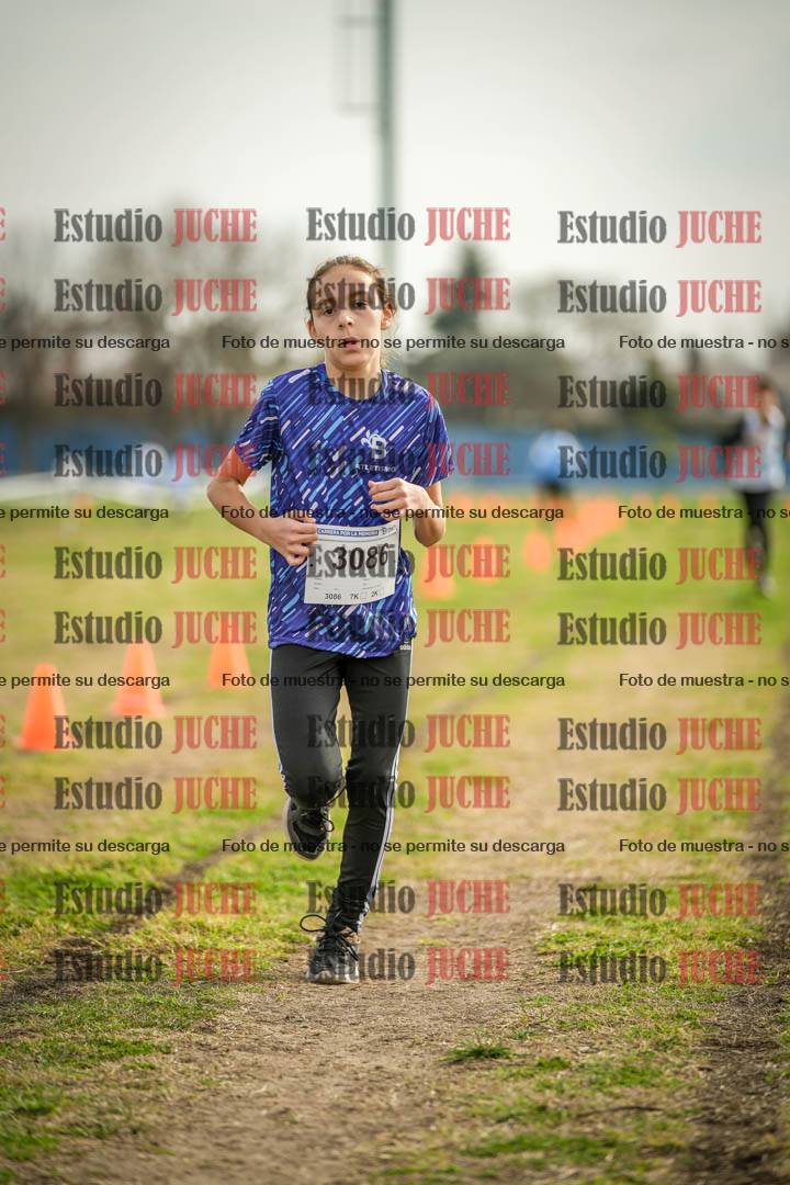 Fotos de la llegada del cross de 1000 m