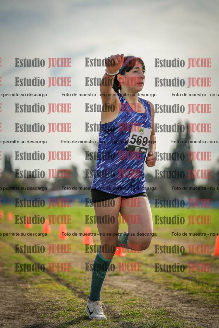 Fotos de la llegada del cross de 1500 m