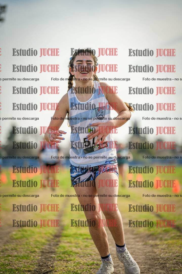 Fotos de la llegada del cross de 1500 m
