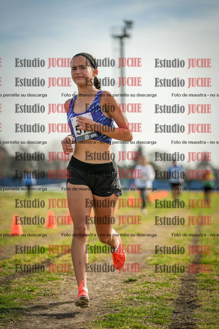 Fotos de la llegada del cross de 1500 m