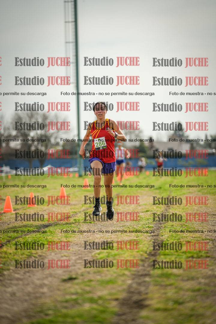 Fotos de la llegada del cross de 4000 m - mujeres