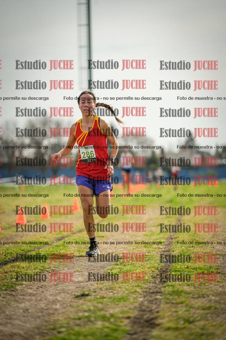 Fotos de la llegada del cross de 4000 m - mujeres