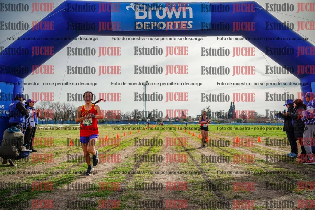 Fotos de la llegada del cross de 4000 m - mujeres