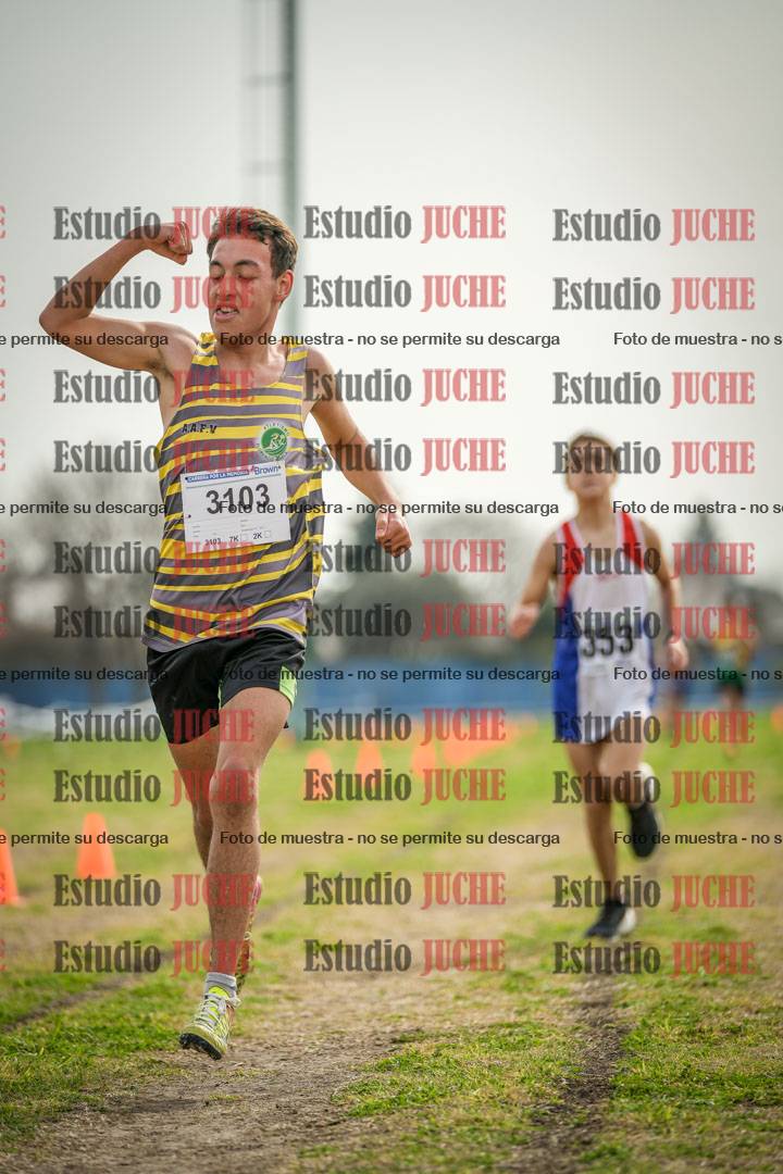 Fotos de la llegada del cross de 2000 m