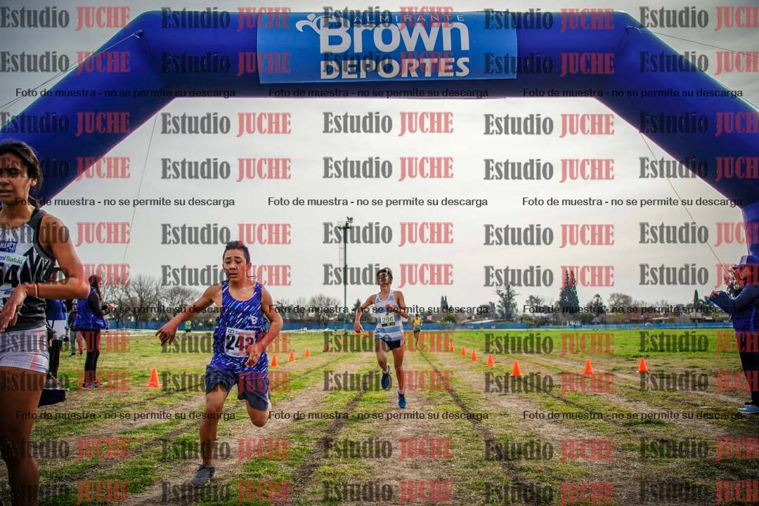 Fotos de la llegada del cross de 2000 m