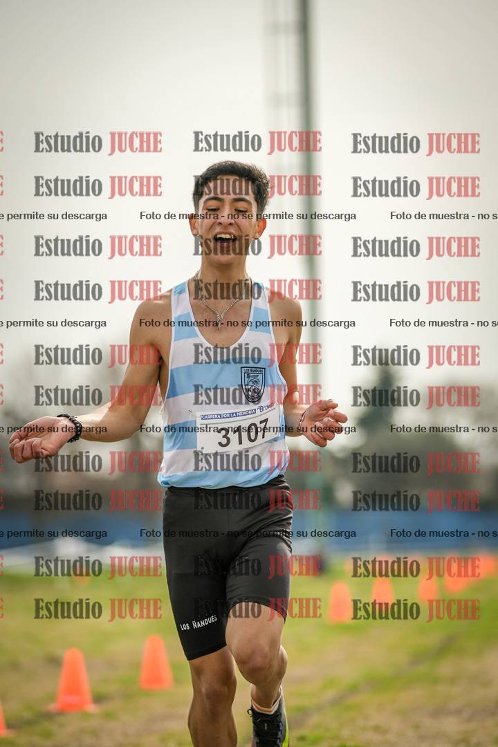 Fotos de la llegada del cross de 3000 m