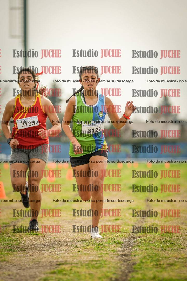Fotos de la llegada del cross de 3000 m
