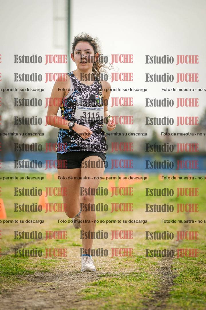 Fotos de la llegada del cross de 3000 m