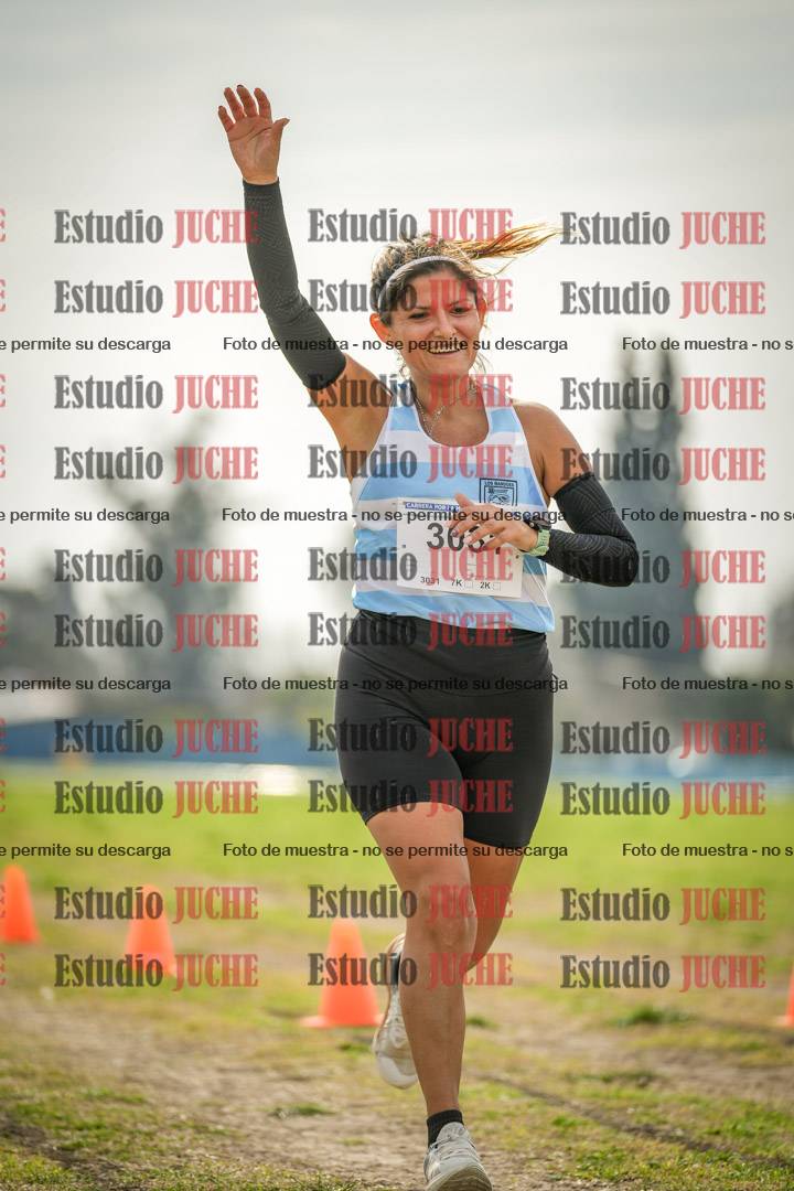 Fotos de la llegada del cross de 6000 m
