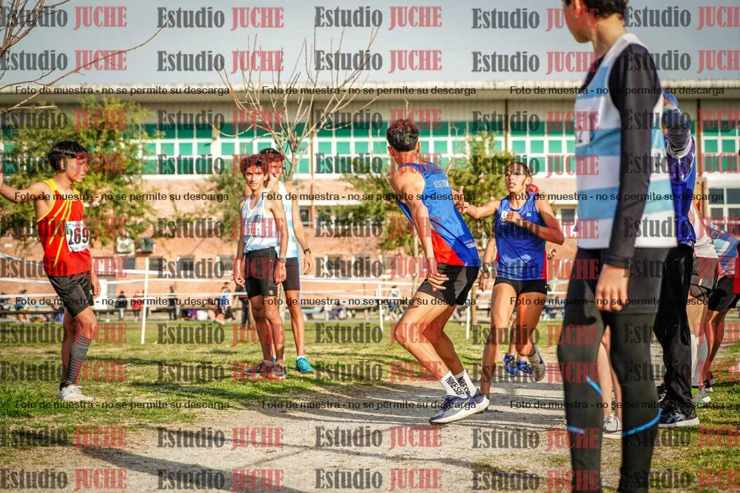Fotos en el tercer relevo (3000 m de carrera)