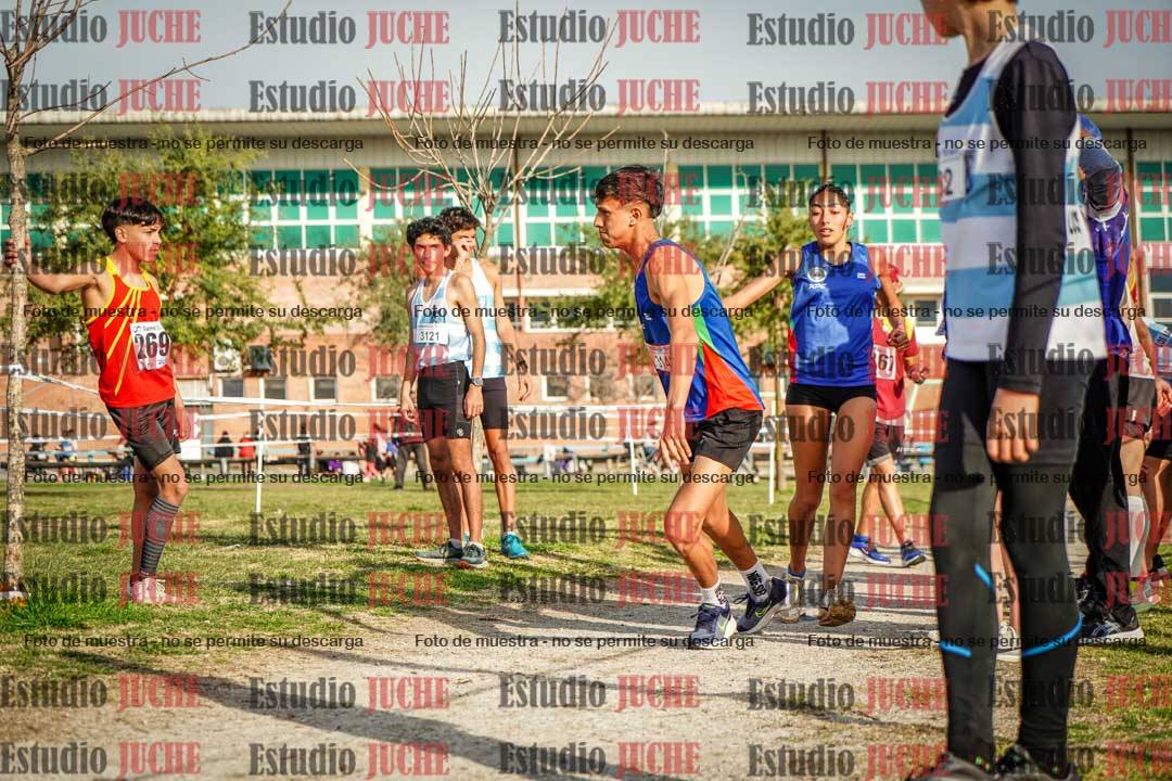 Fotos en el tercer relevo (3000 m de carrera)