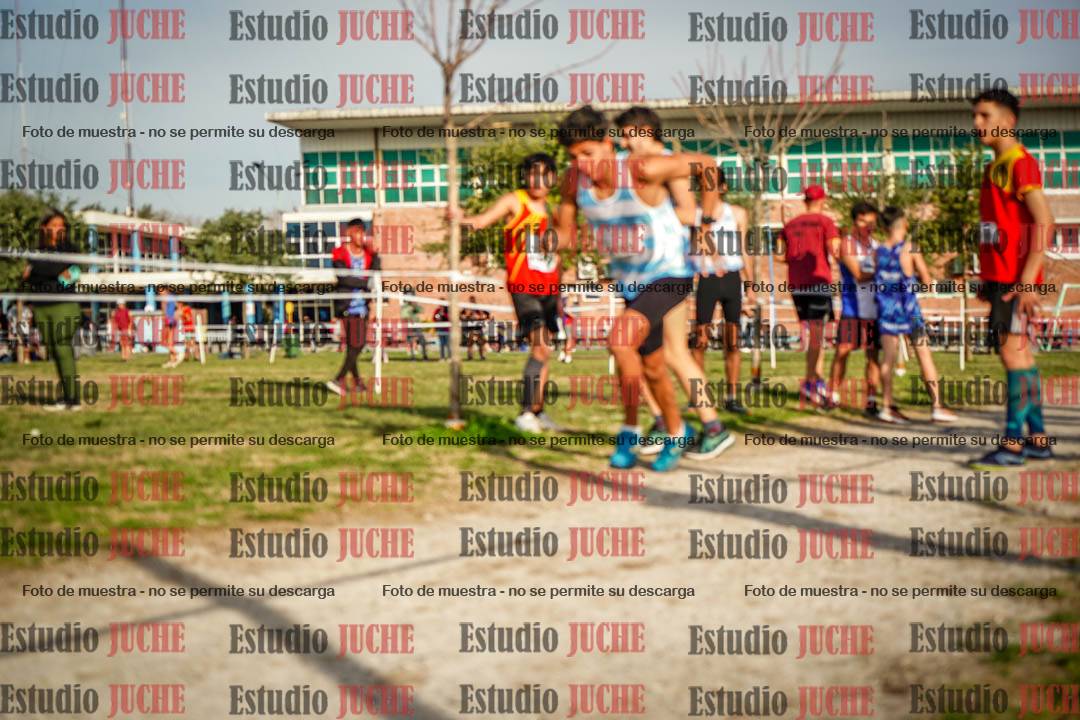 Fotos en el tercer relevo (3000 m de carrera)