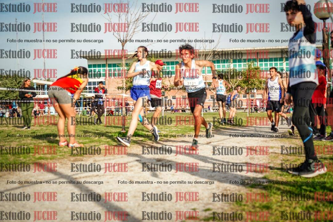 Fotos en el tercer relevo (3000 m de carrera)