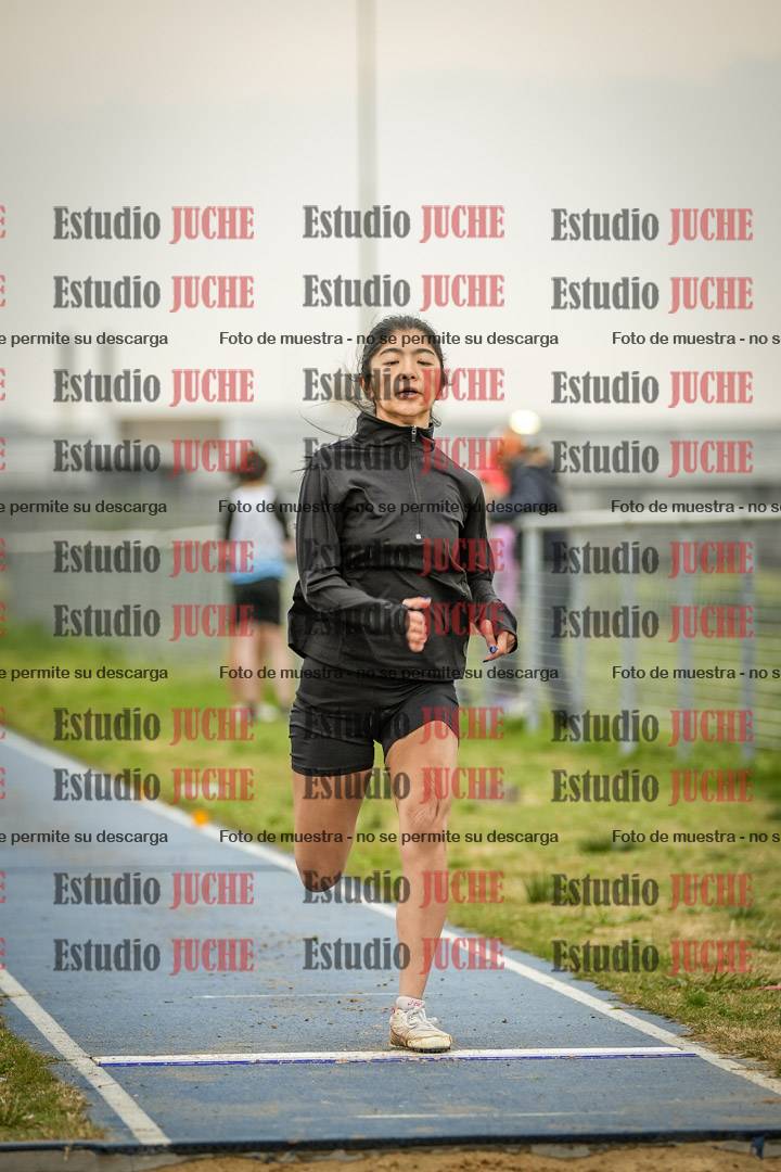 Fotos del salto en largo de mujeres - ambas categorías