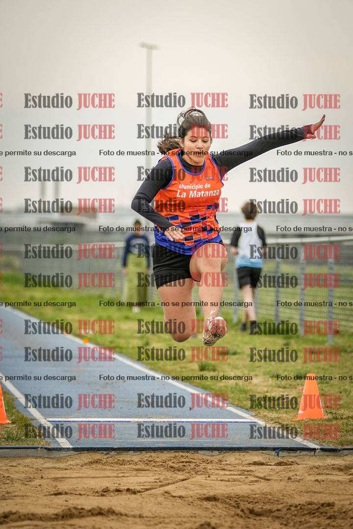 Fotos del salto en largo de mujeres - ambas categorías