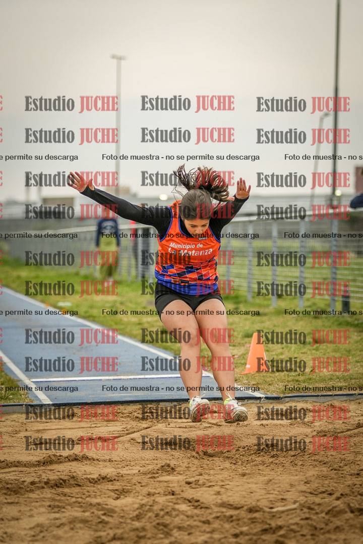 Fotos del salto en largo de mujeres - ambas categorías