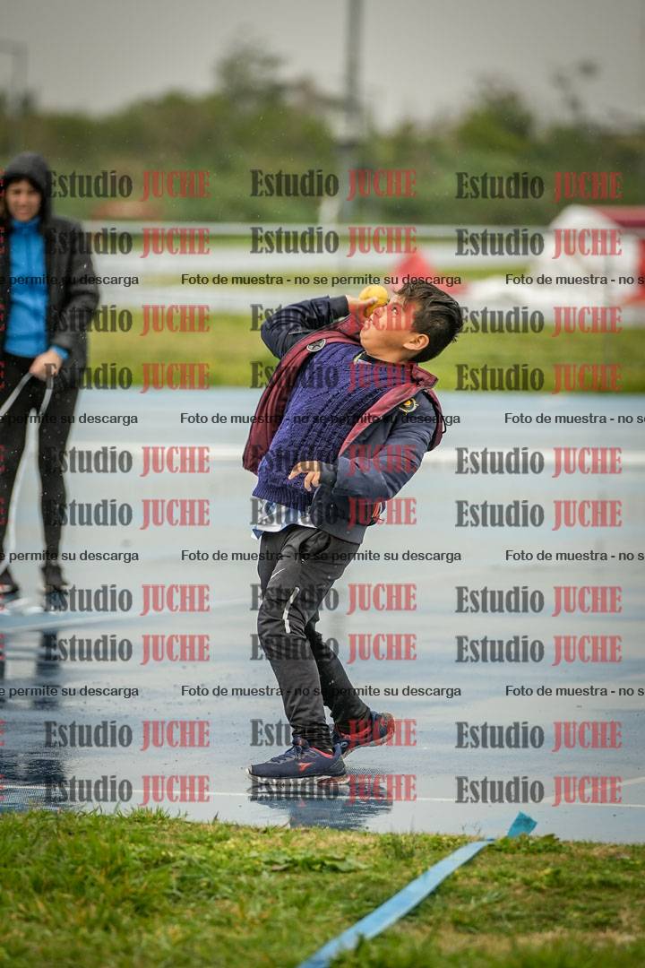 Fotos del lanzamiento de pelotita de varones - U12