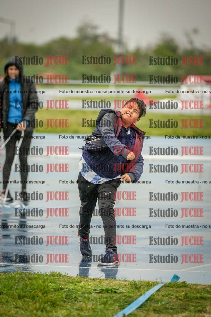 Fotos del lanzamiento de pelotita de varones - U12